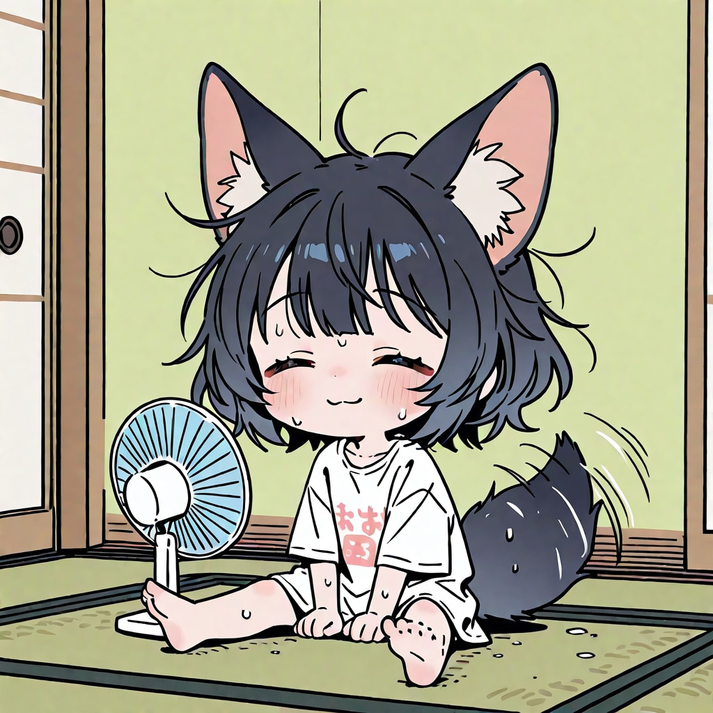 扇風機ガール