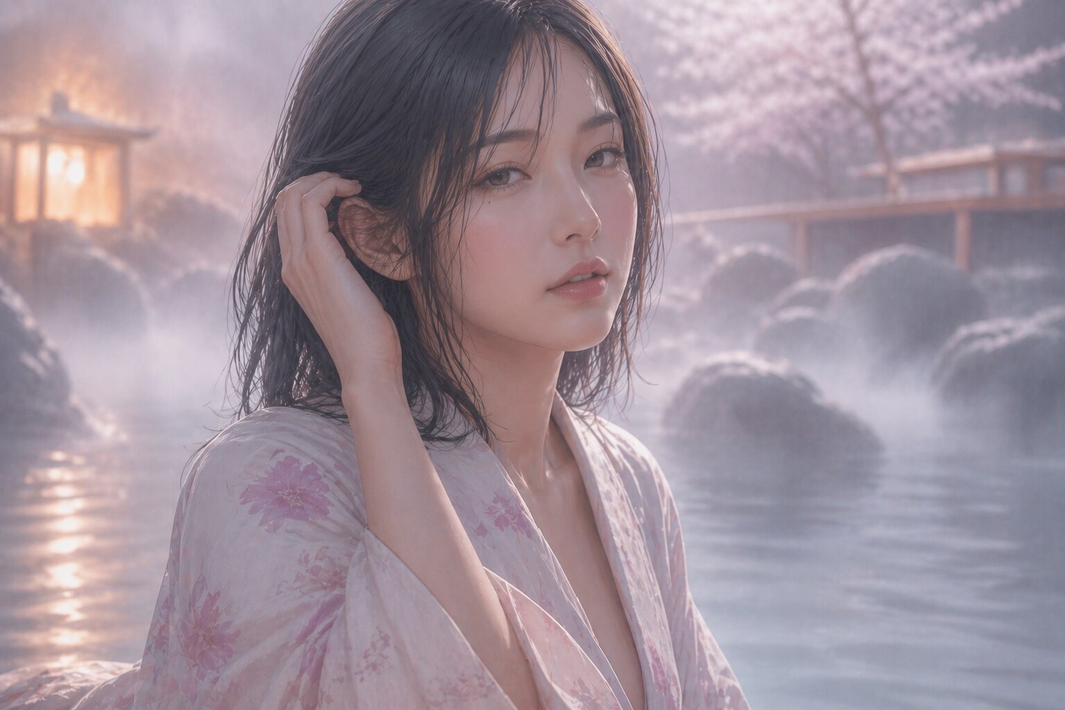 湯けむり美人