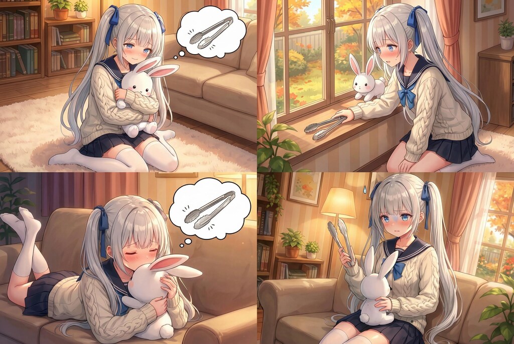 カチカチはがまんでいい。私には、ふわふわがいるから