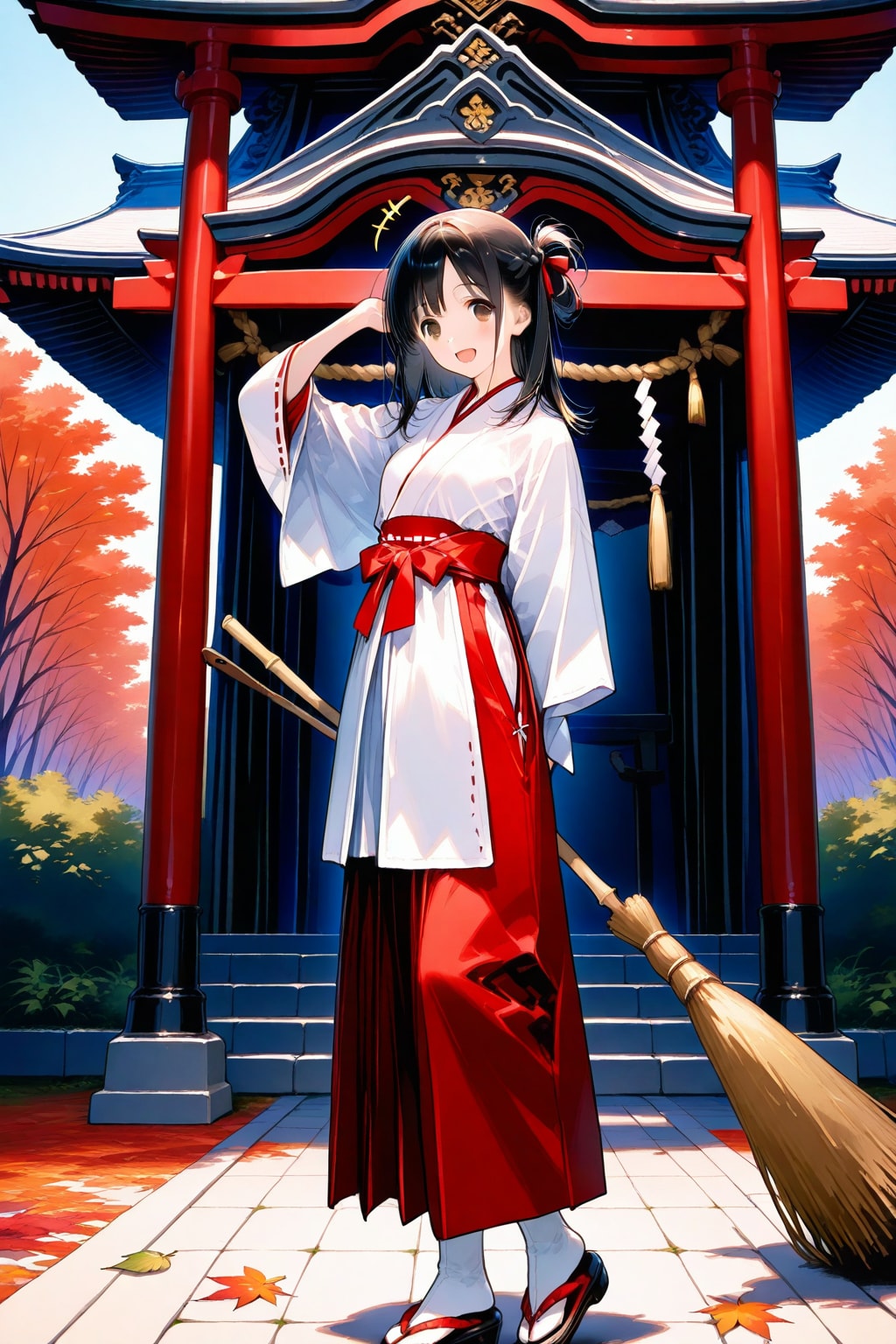 巫女さんのアルバイト