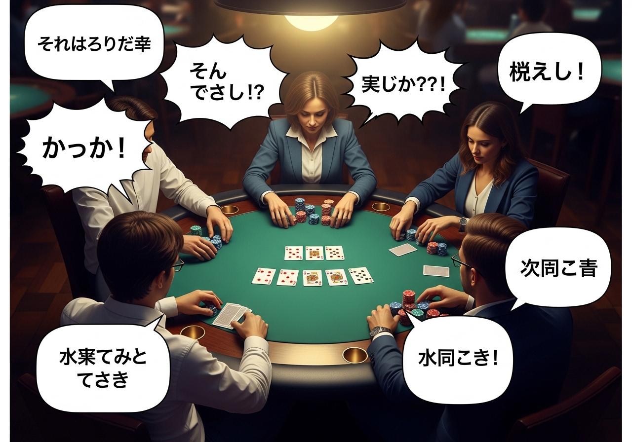 今日はポーカーテーブルで喋らせてみた | の人気AIイラスト・グラビア
