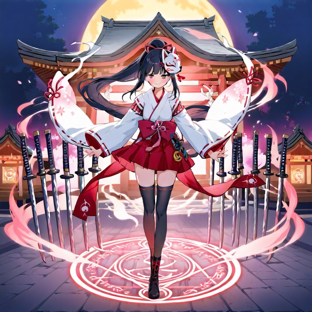 巫女系魔法少女 | の人気AIイラスト・グラビア