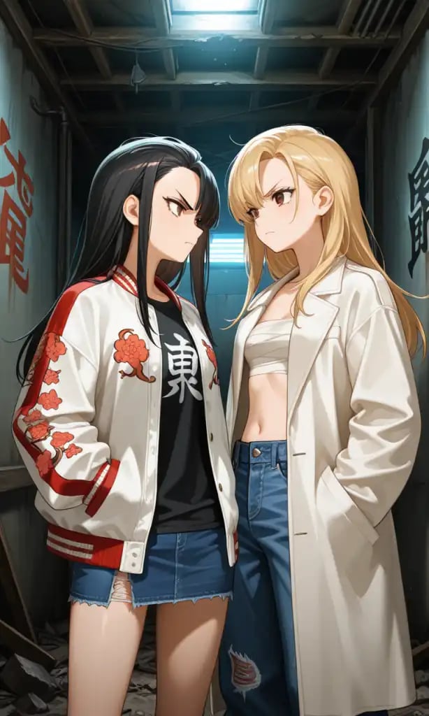 不良少女のタイ”マン”対決