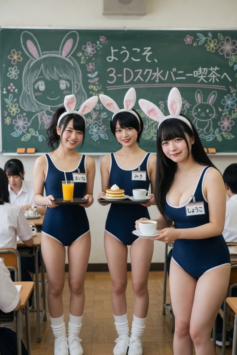 スク水バニー喫茶へようこそ！