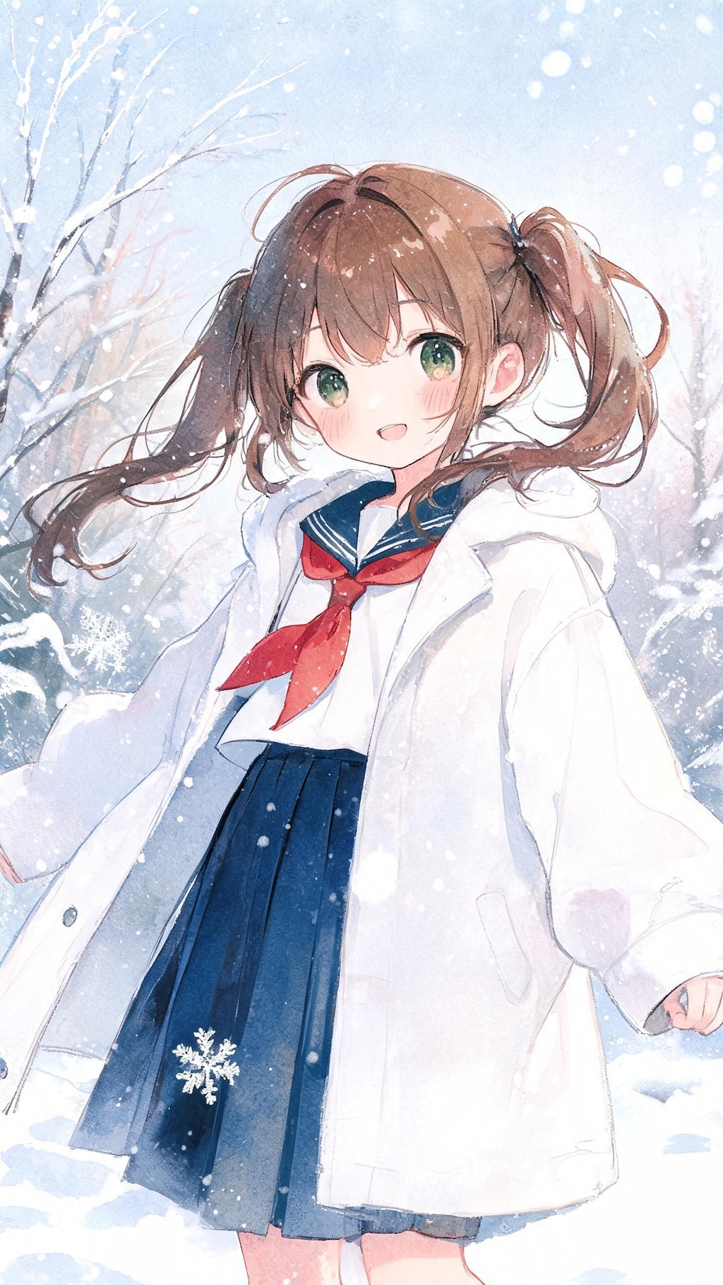 冬の日のトモちゃん、をSeedream5.0他でリメイク