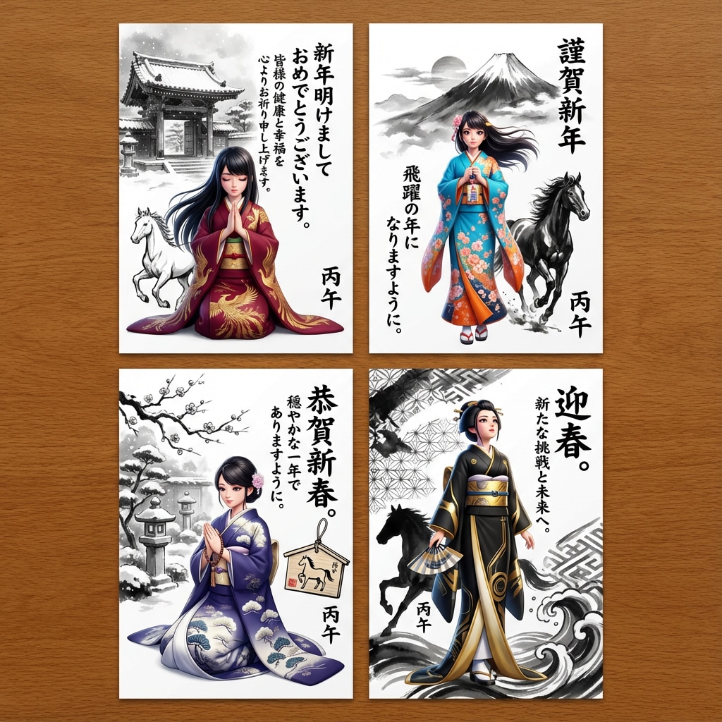 波間に駆ける年 2026 | の人気AIイラスト・グラビア