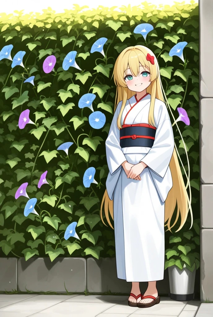 朝顔咲く道の美少女✨ | の人気AIイラスト・グラビア