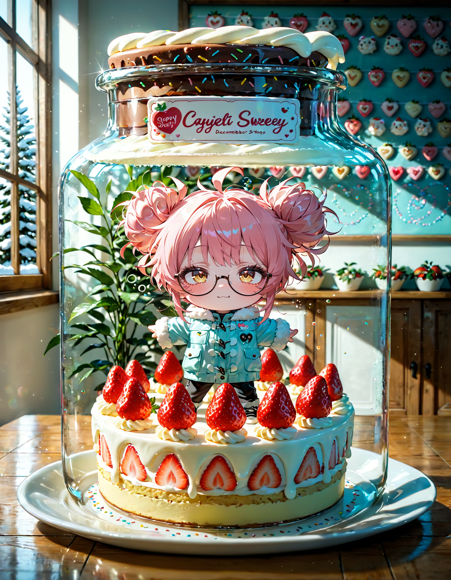 今日は何の日？　ケーキの日 | の人気AIイラスト・グラビア