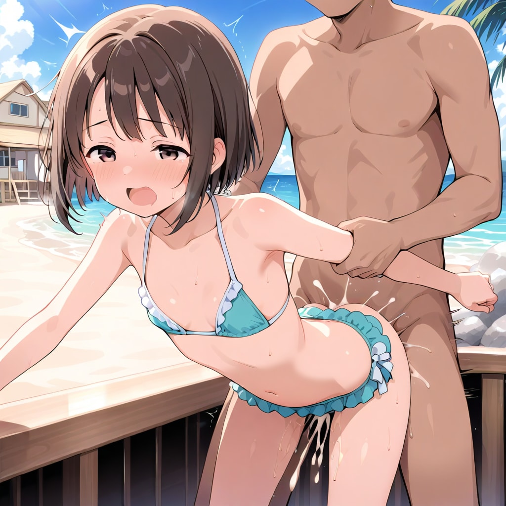 ダメェ、見えちゃうよぉ♡