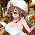 タンクトップ姿のカレー屋の店員さん☆ 3枚目