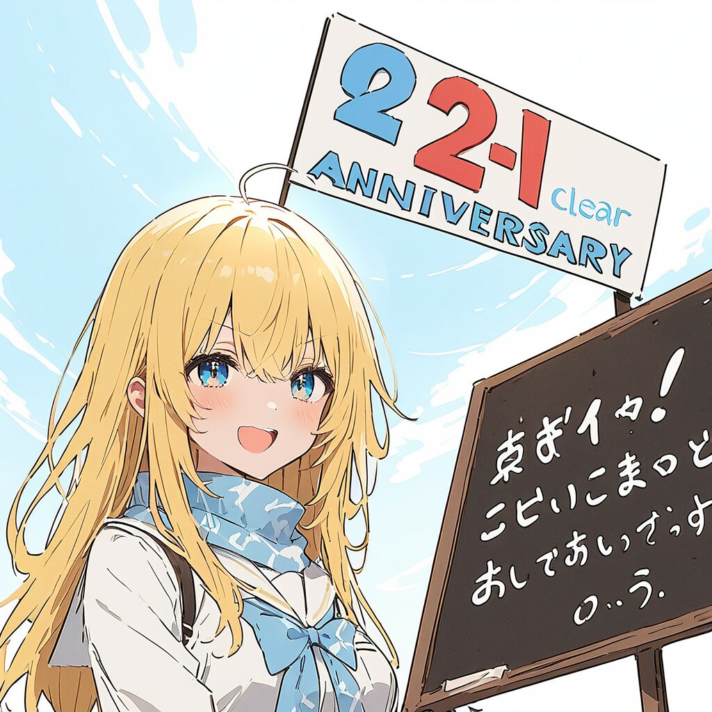 おめでとーりー２周年 | の人気AIイラスト・グラビア