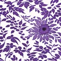 purple pattern.botanical,flower,ivy 2枚目