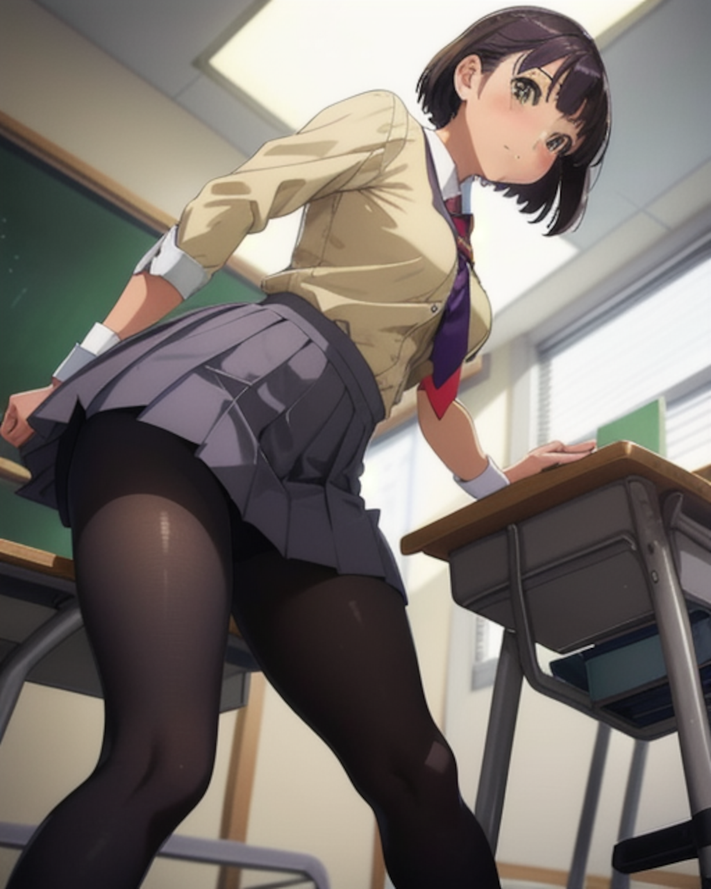 黒スト制服⑥