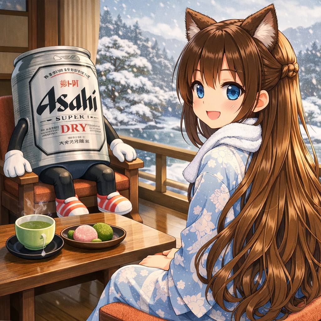 旅館の謎スペースでくつろぐ小さな女の子 | の人気AIイラスト・グラビア