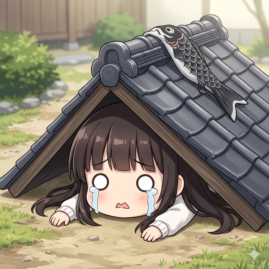 屋根より高い鯉のぼり | の人気AIイラスト・グラビア