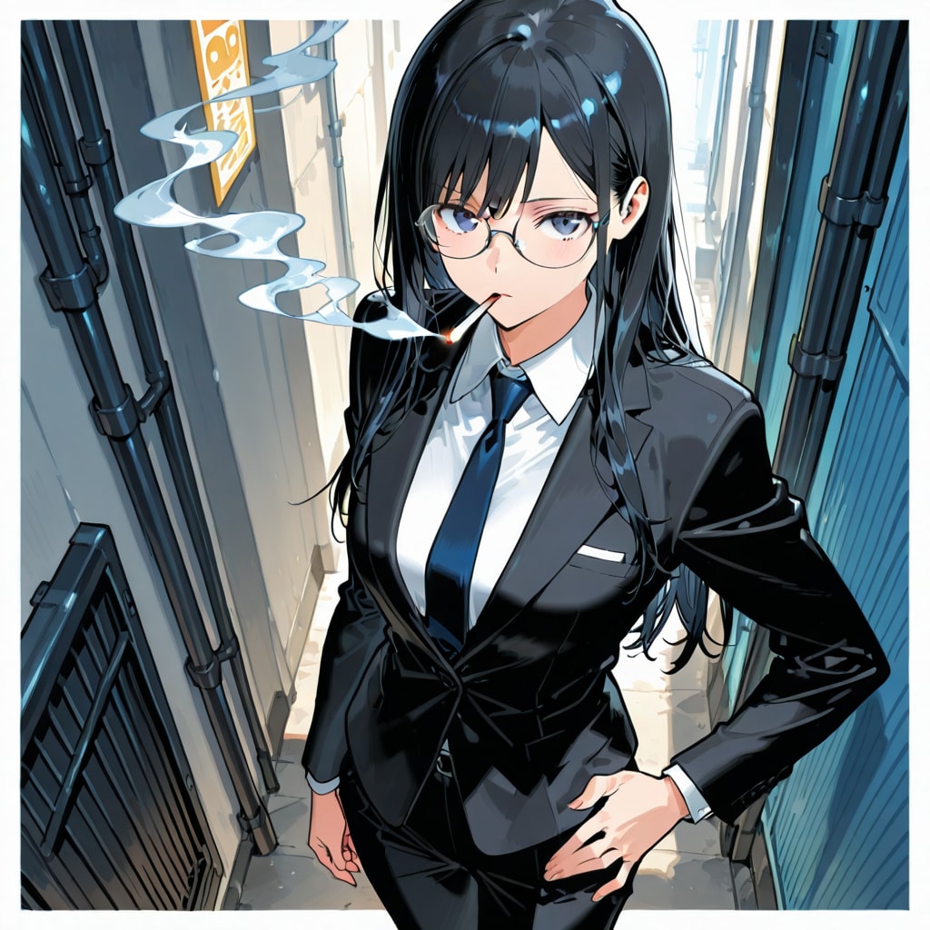 スモーキングお姉さん