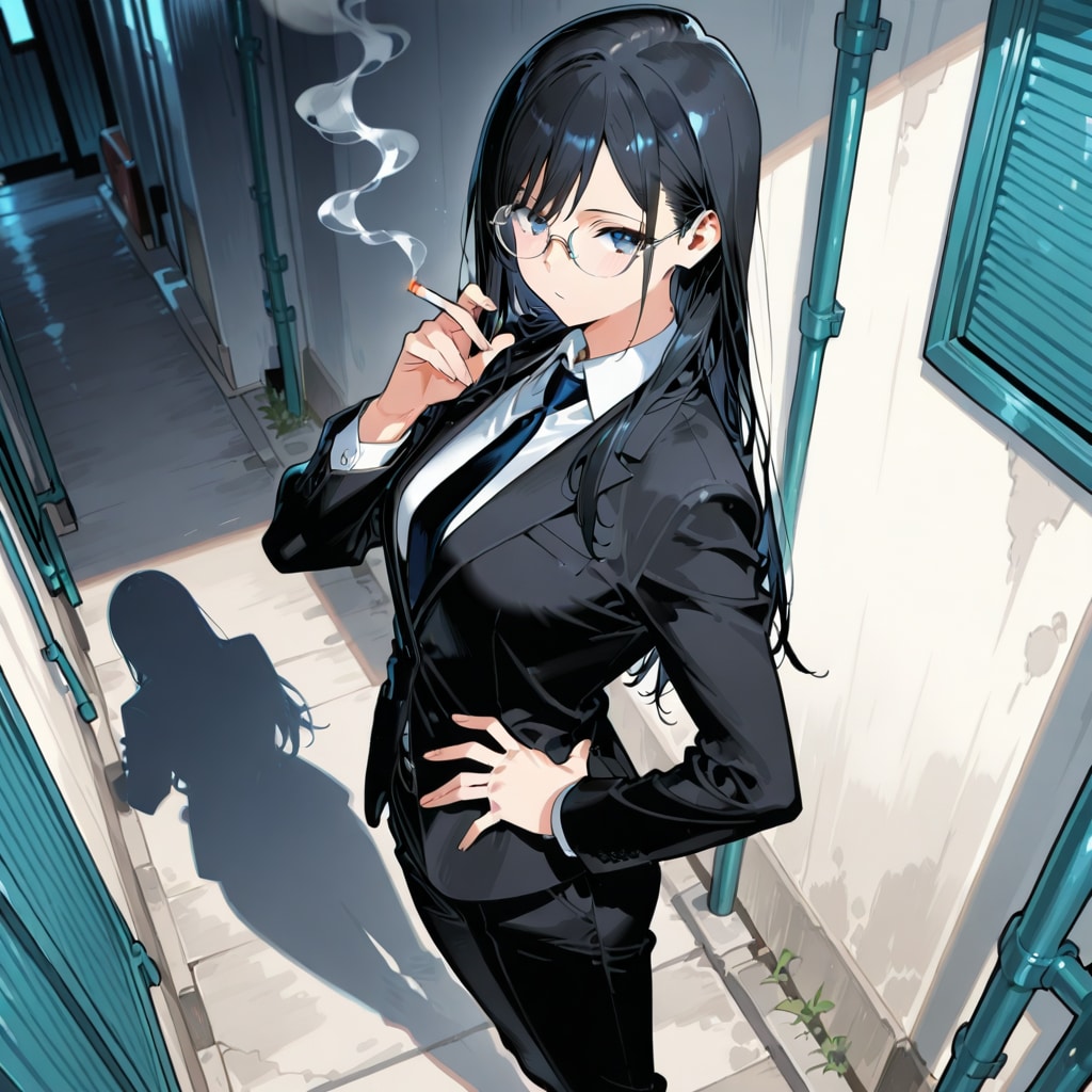 スモーキングお姉さん