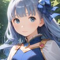 誕生石を擬人化【サファイアその１】１２枚 3枚目
