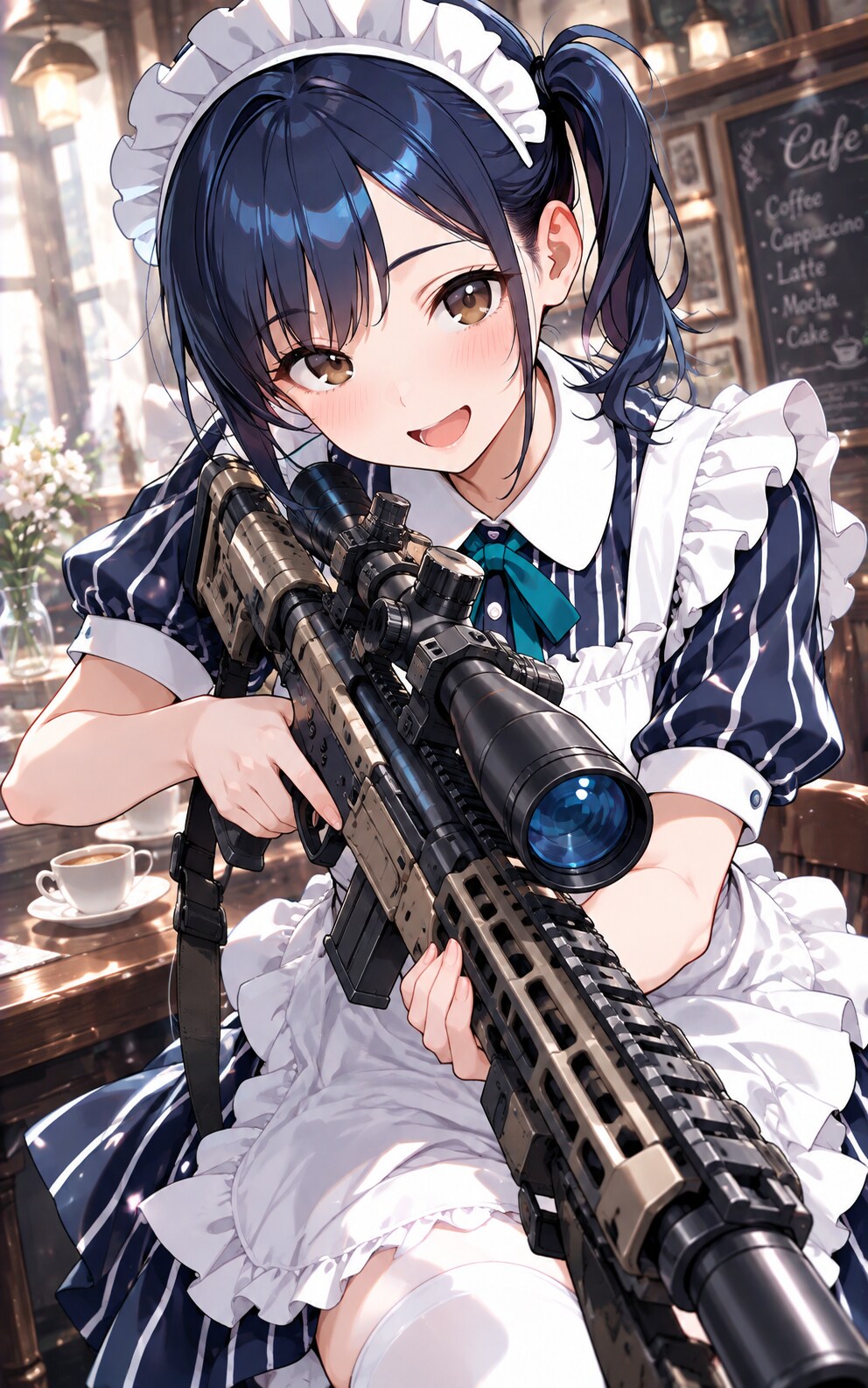 撃ちま〜す×2 | の人気AIイラスト・グラビア