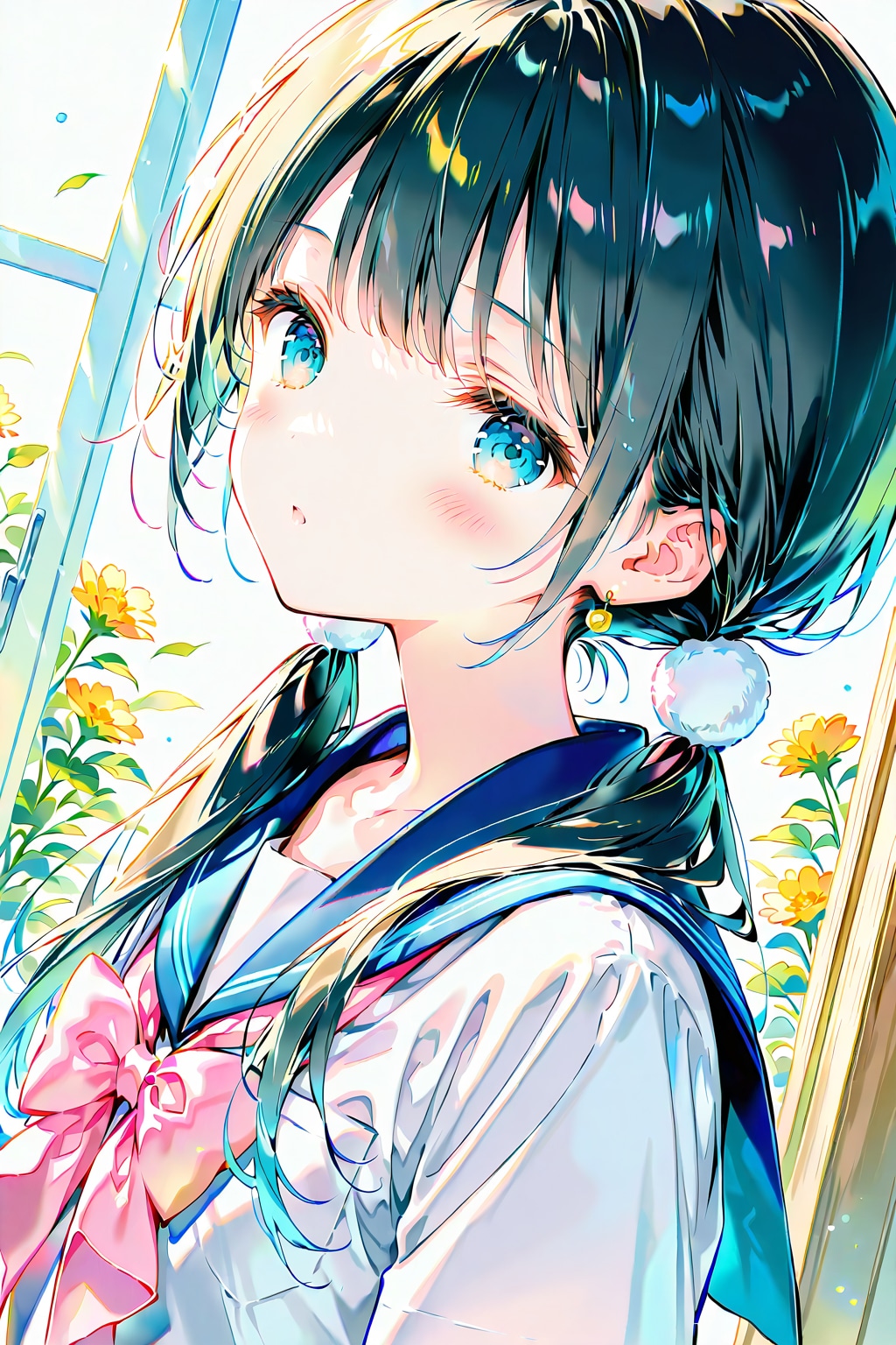 セーラー服の少女(QILIN)