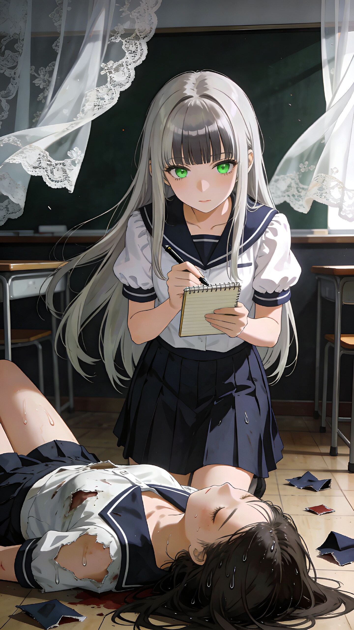 何で濡れているの？！ | の人気AIイラスト・グラビア