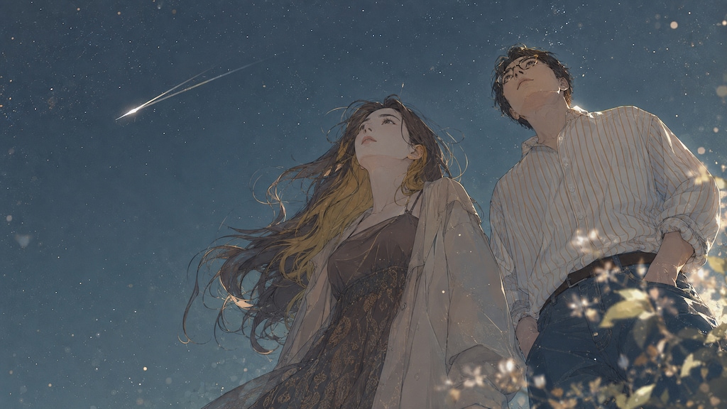 あれは誰かの願いを叶えるほうき星