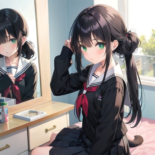 朝の支度 | の人気AIイラスト・グラビア