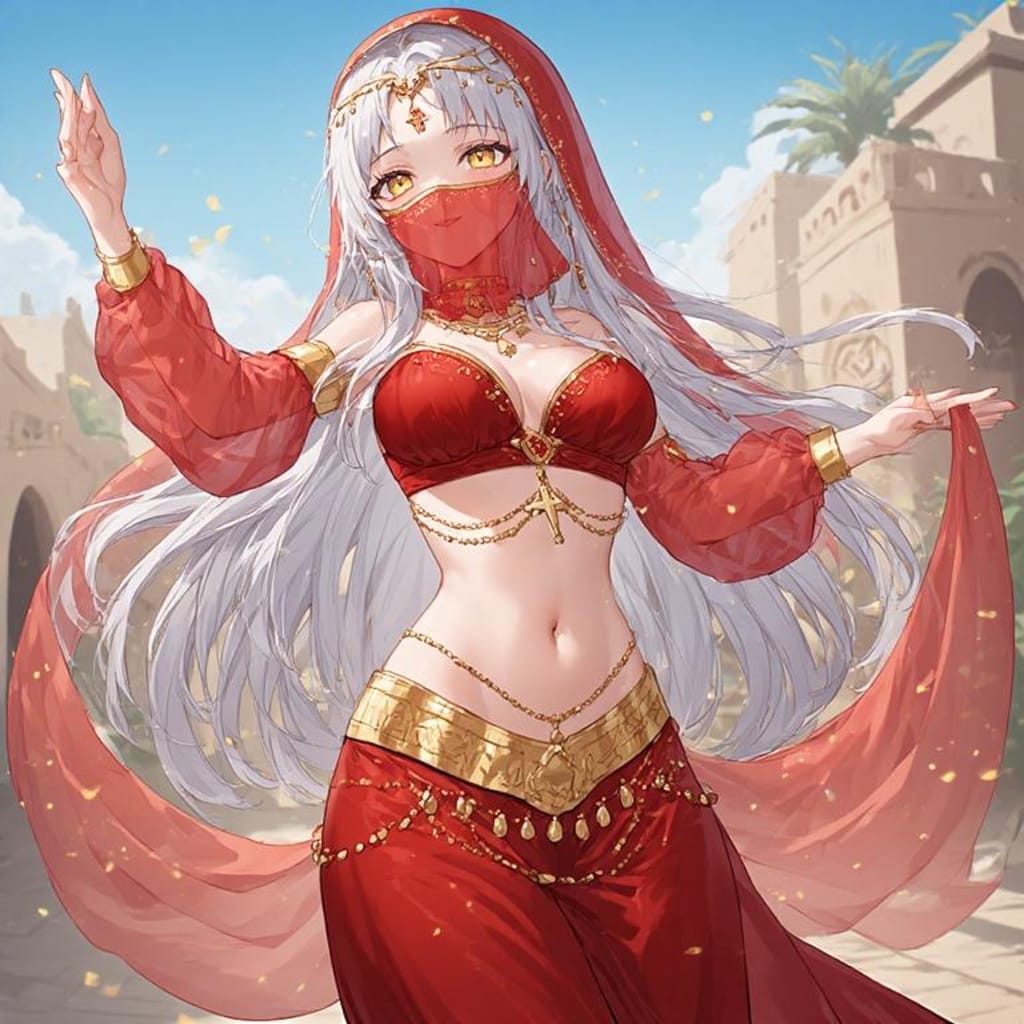 ジルリィさんもアラビアン衣装