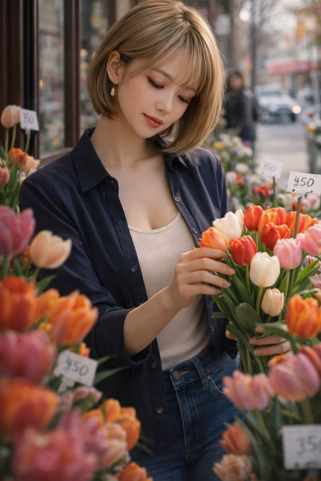 今日のチャッピー｜花のつづき | の人気AIイラスト・グラビア