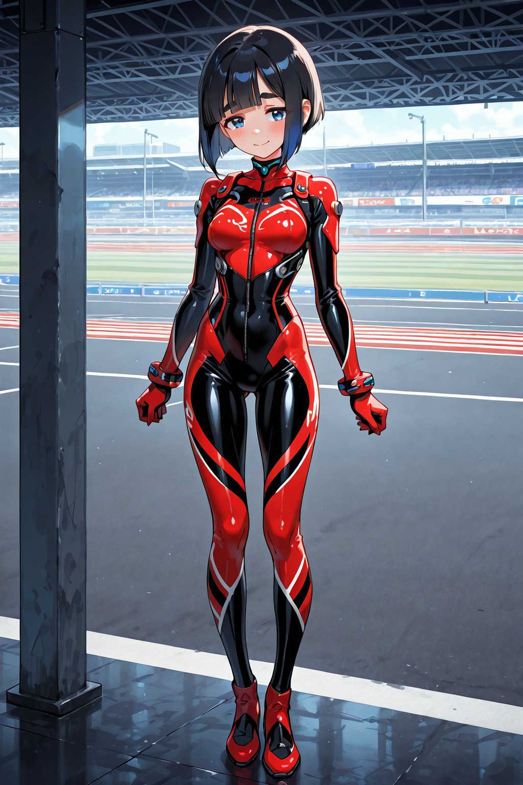 サーキット・ライダースーツ編 | の人気AIイラスト・グラビア