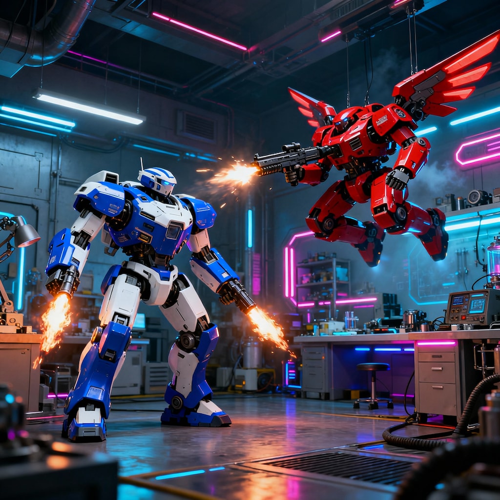 研究室の警備ロボット