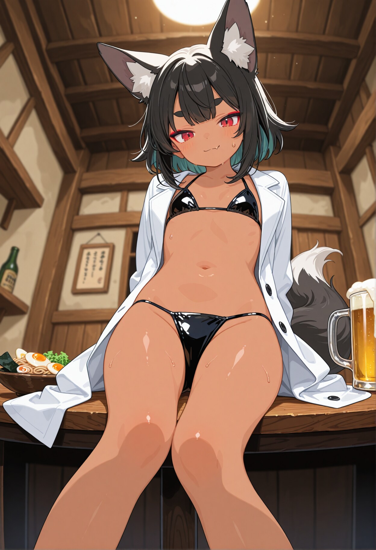 朱華ちゃん居酒屋バイト中(Warishita-Mix)