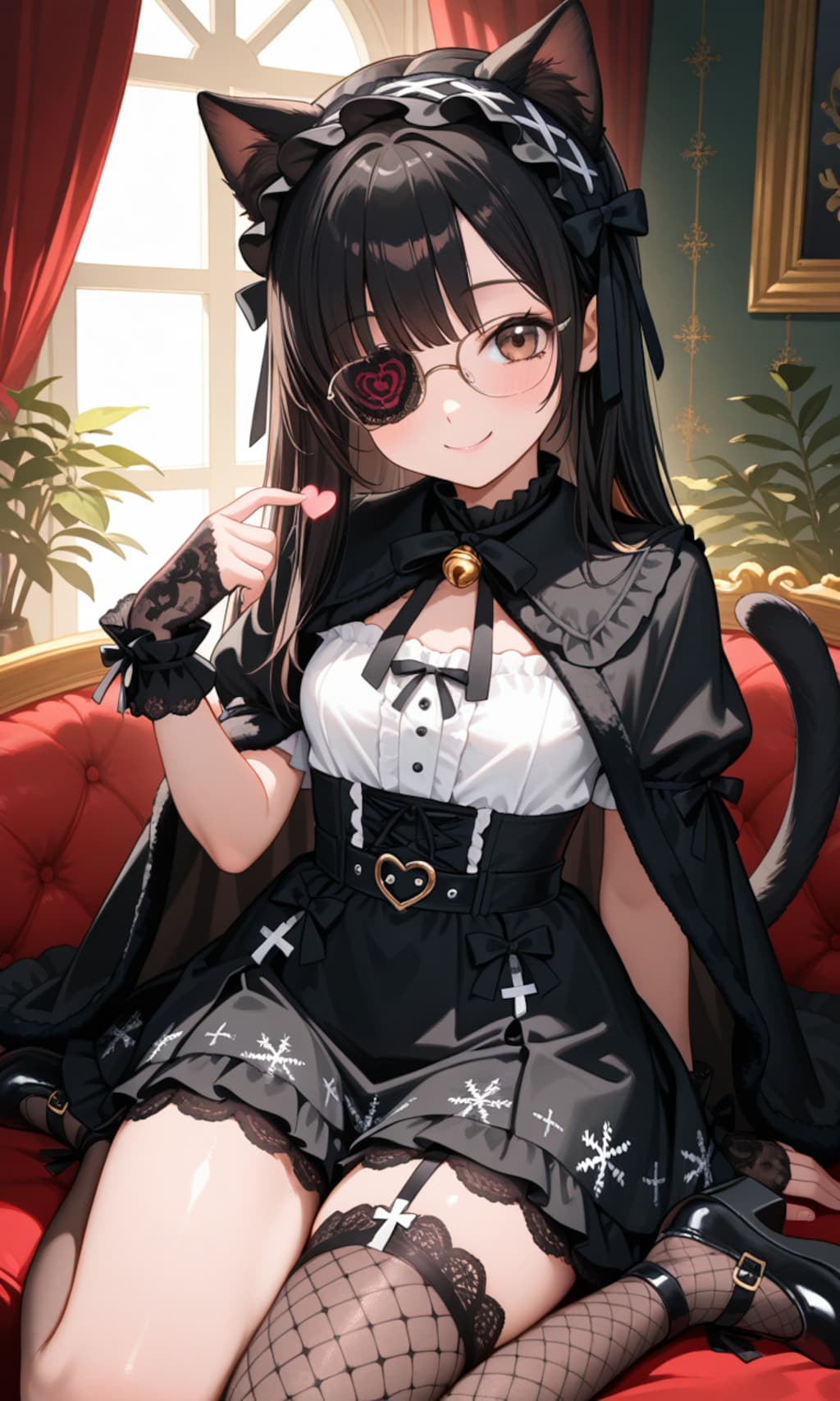 <うちの子ちゃん>眼帯×眼鏡ってアリ？