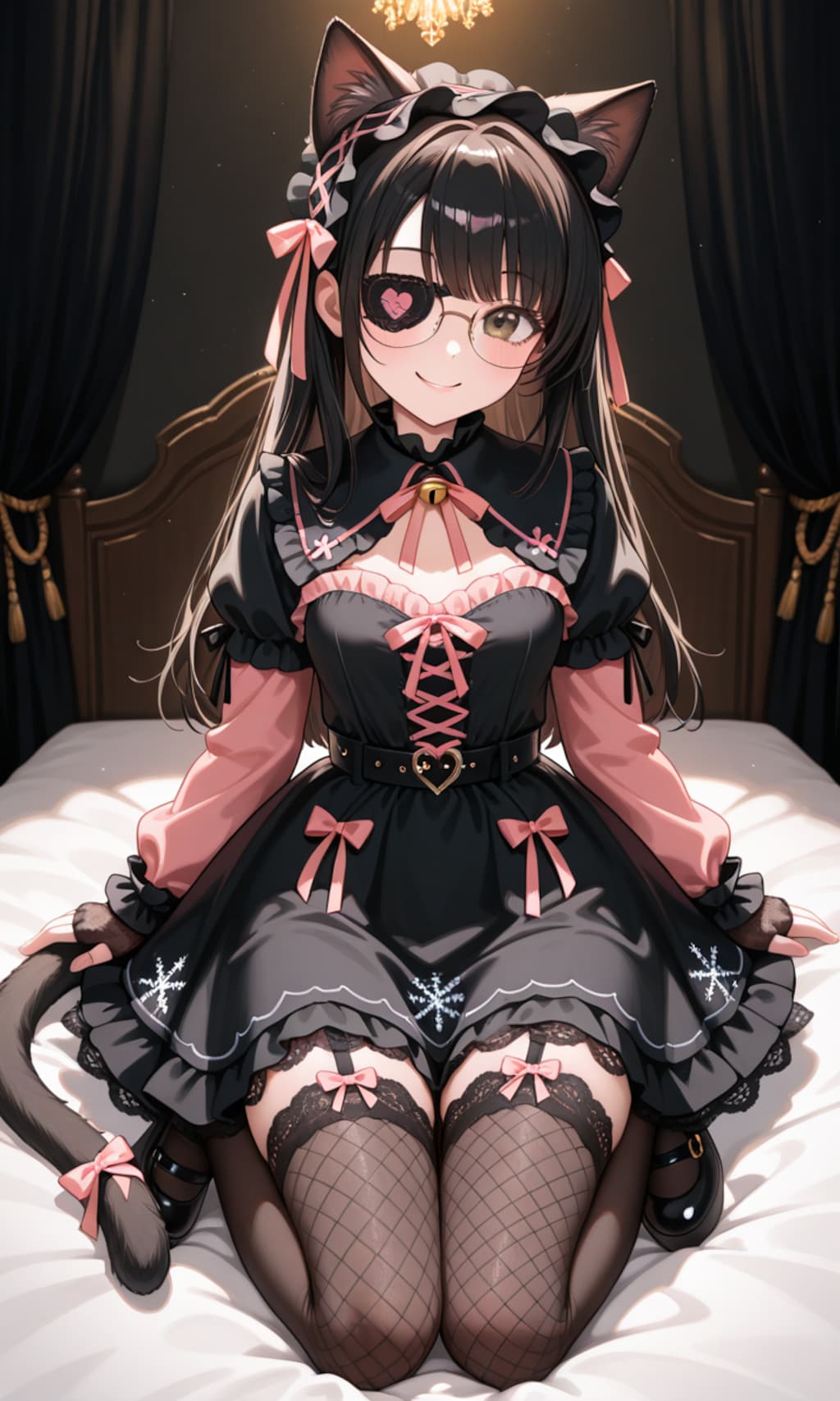 <うちの子ちゃん>眼帯×眼鏡ってアリ？