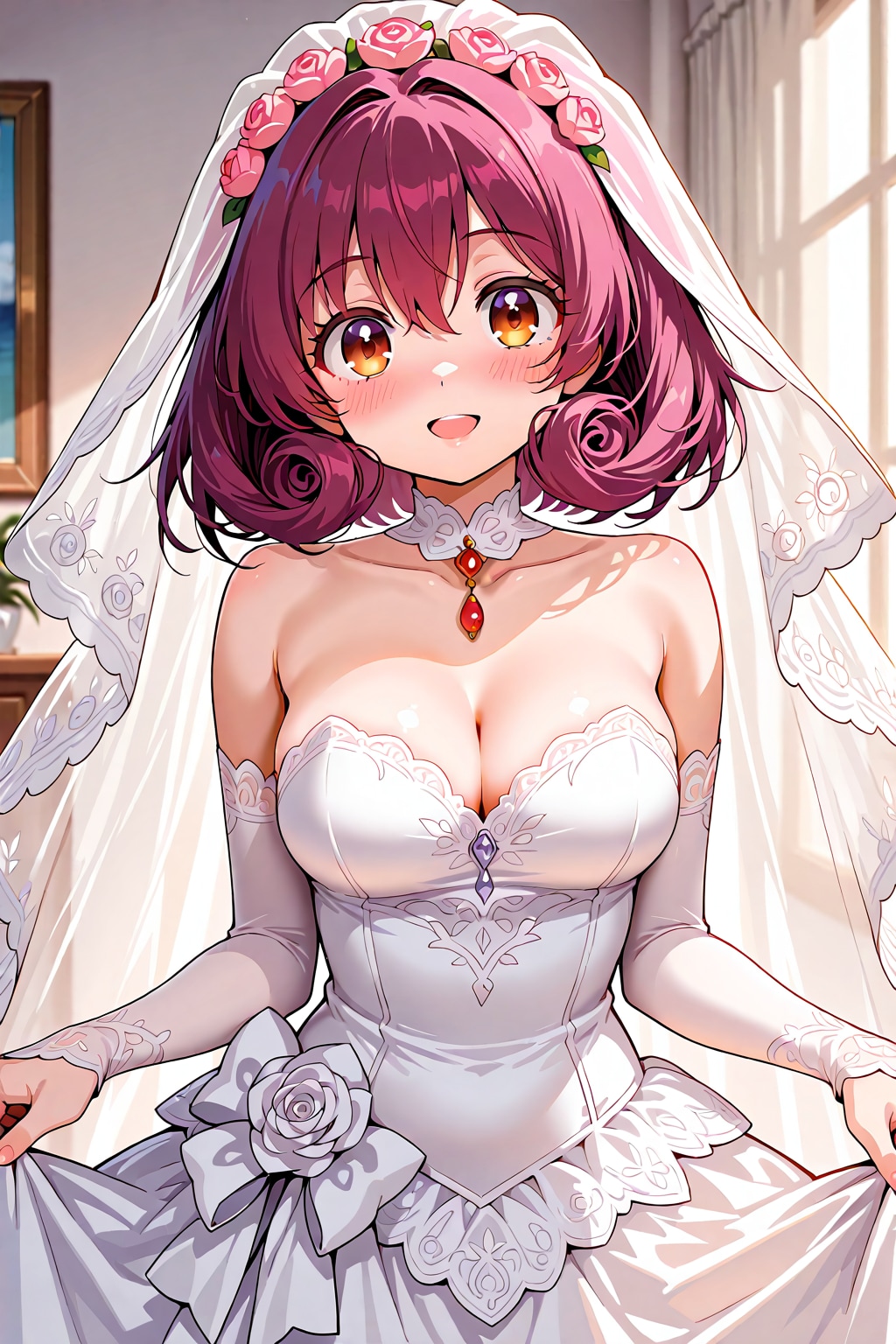 ６月に成婚する純な花嫁