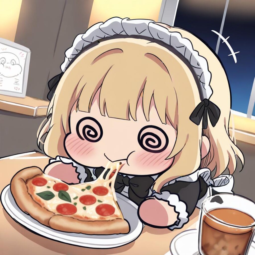 連休が終わる現実を受け止められなかった結果、闇の要素が分離しちゃった系メイドちゃん