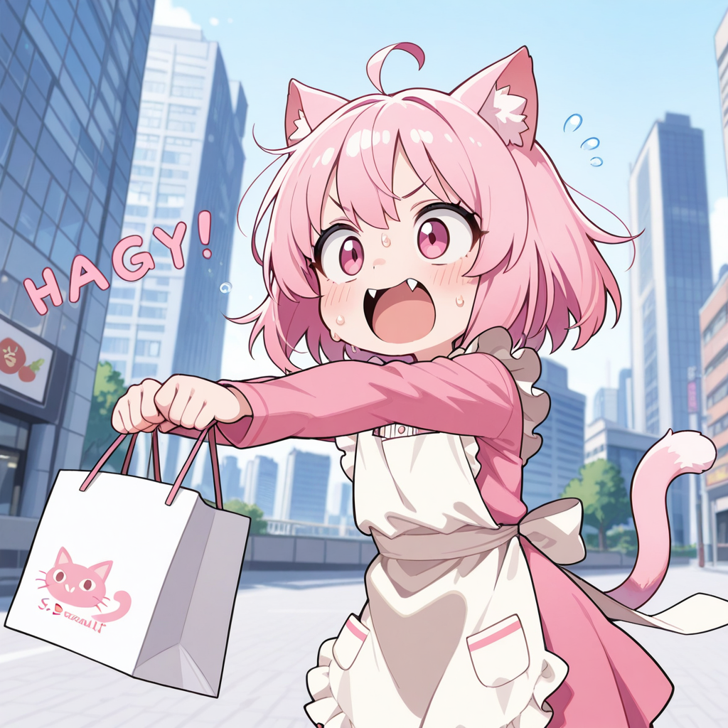 お客さ～ん！！品物忘れてるにゃん！！！