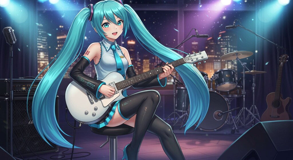 初音ミクとエレキギター　　リメイク版