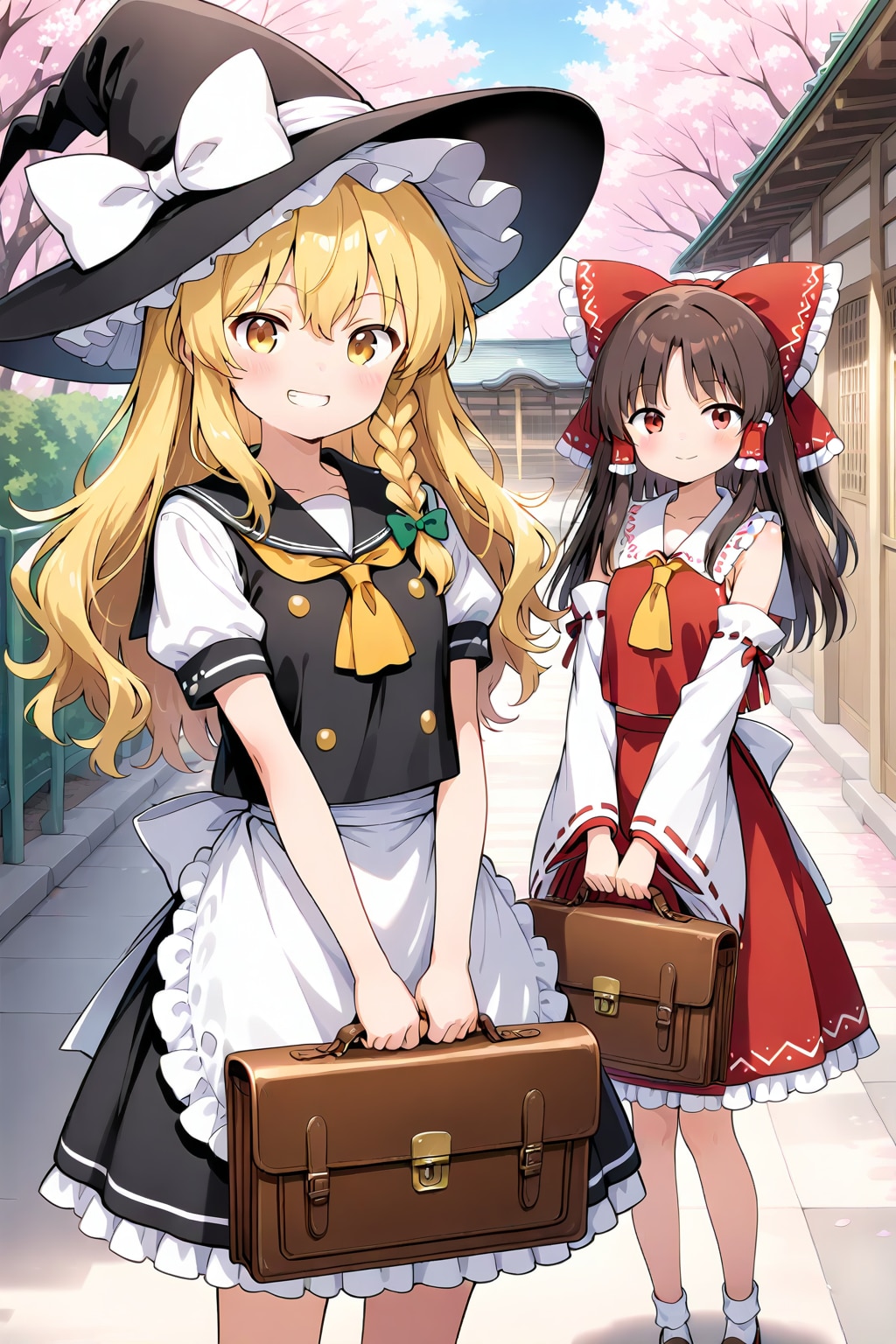 この格好が落ち着く二人