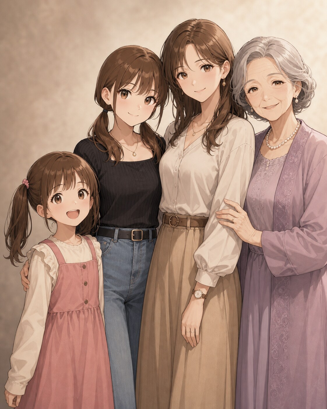 篠田家の女子