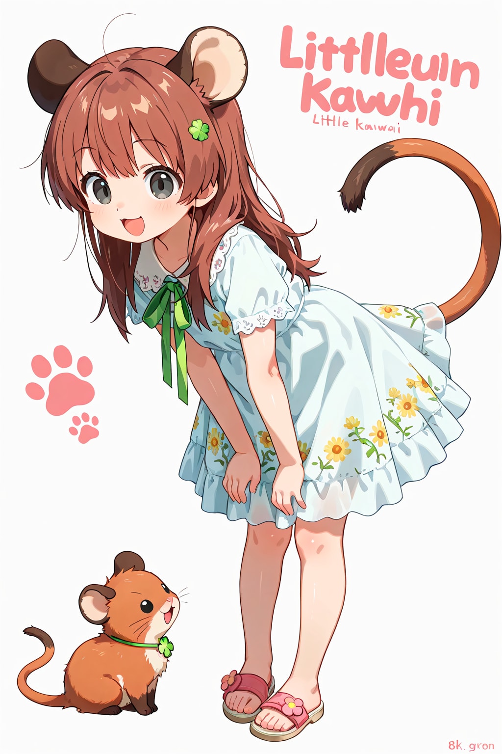 オコジョさん（夏毛）