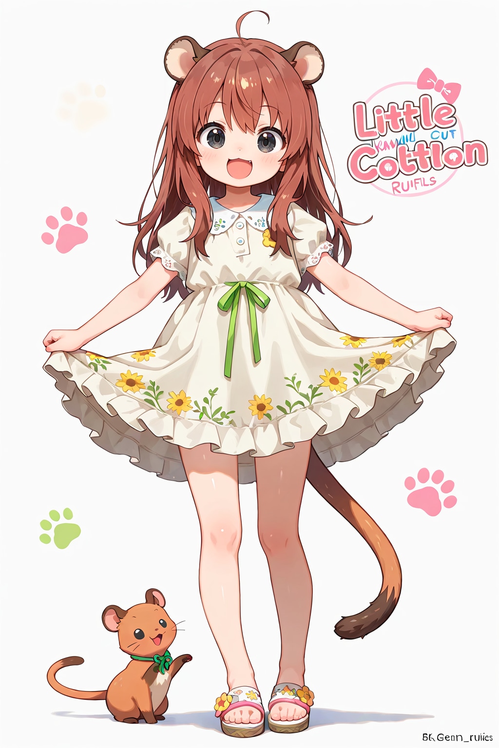 オコジョさん（夏毛）