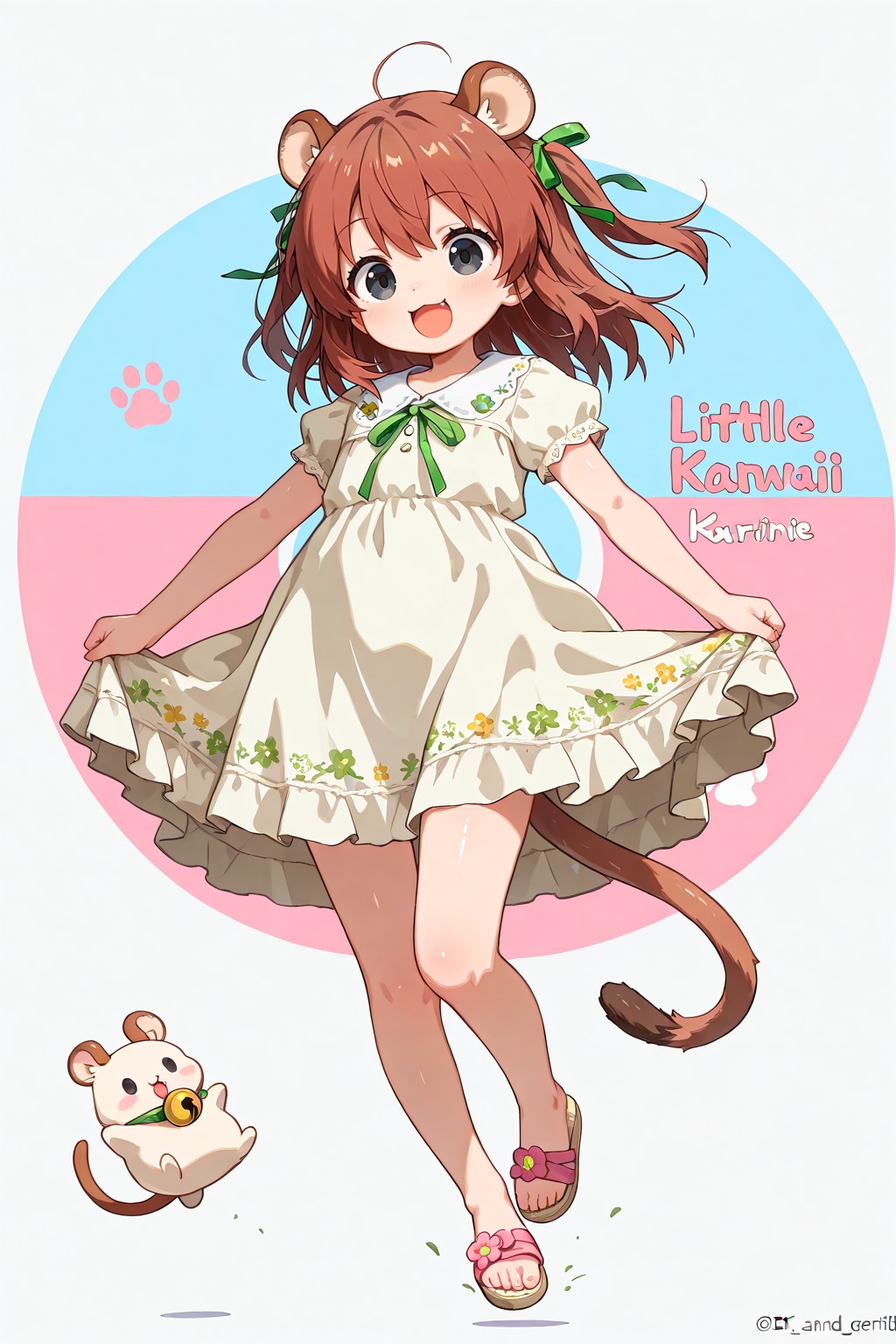 オコジョさん（夏毛）