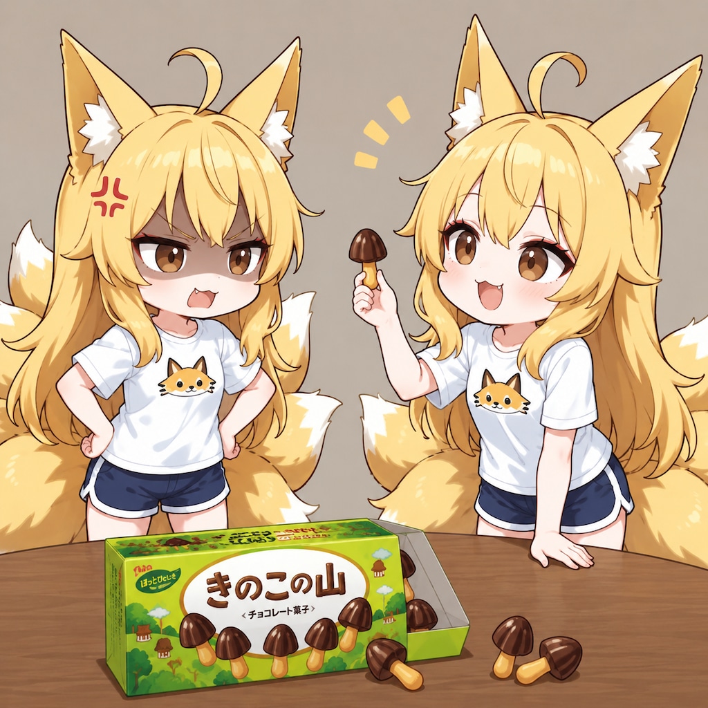 8/11　きのこの山の日