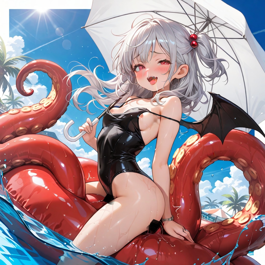 浮き輪オナニー企画作品です