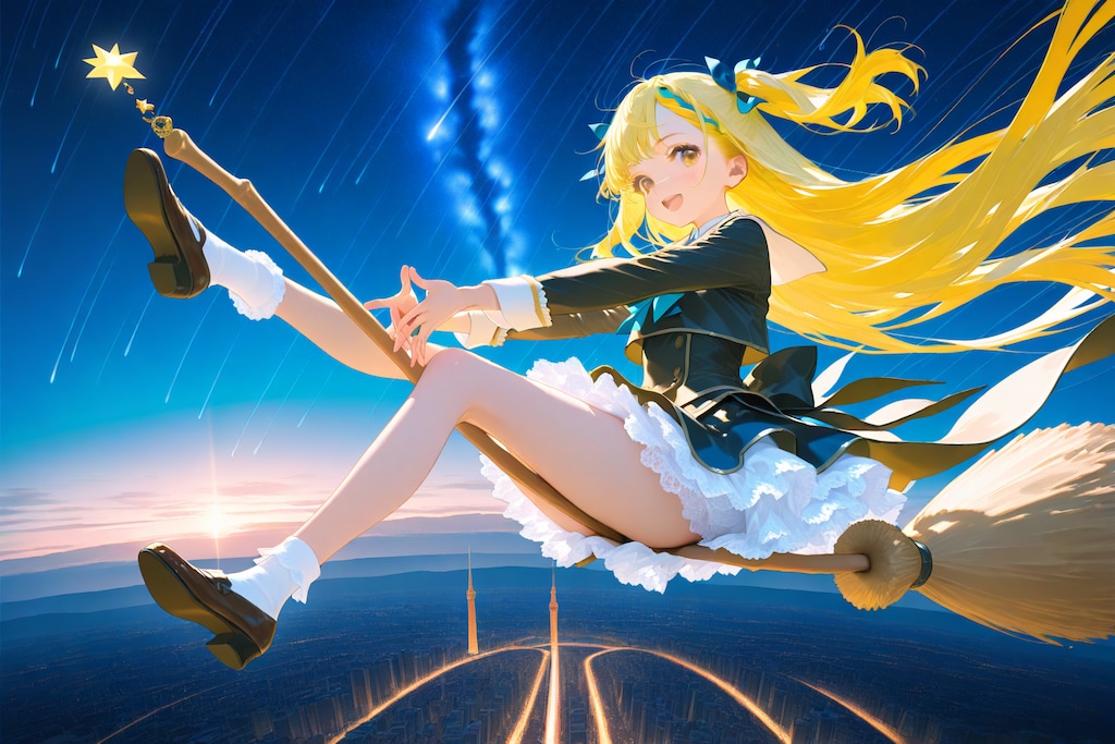 星降る夜に少女降る