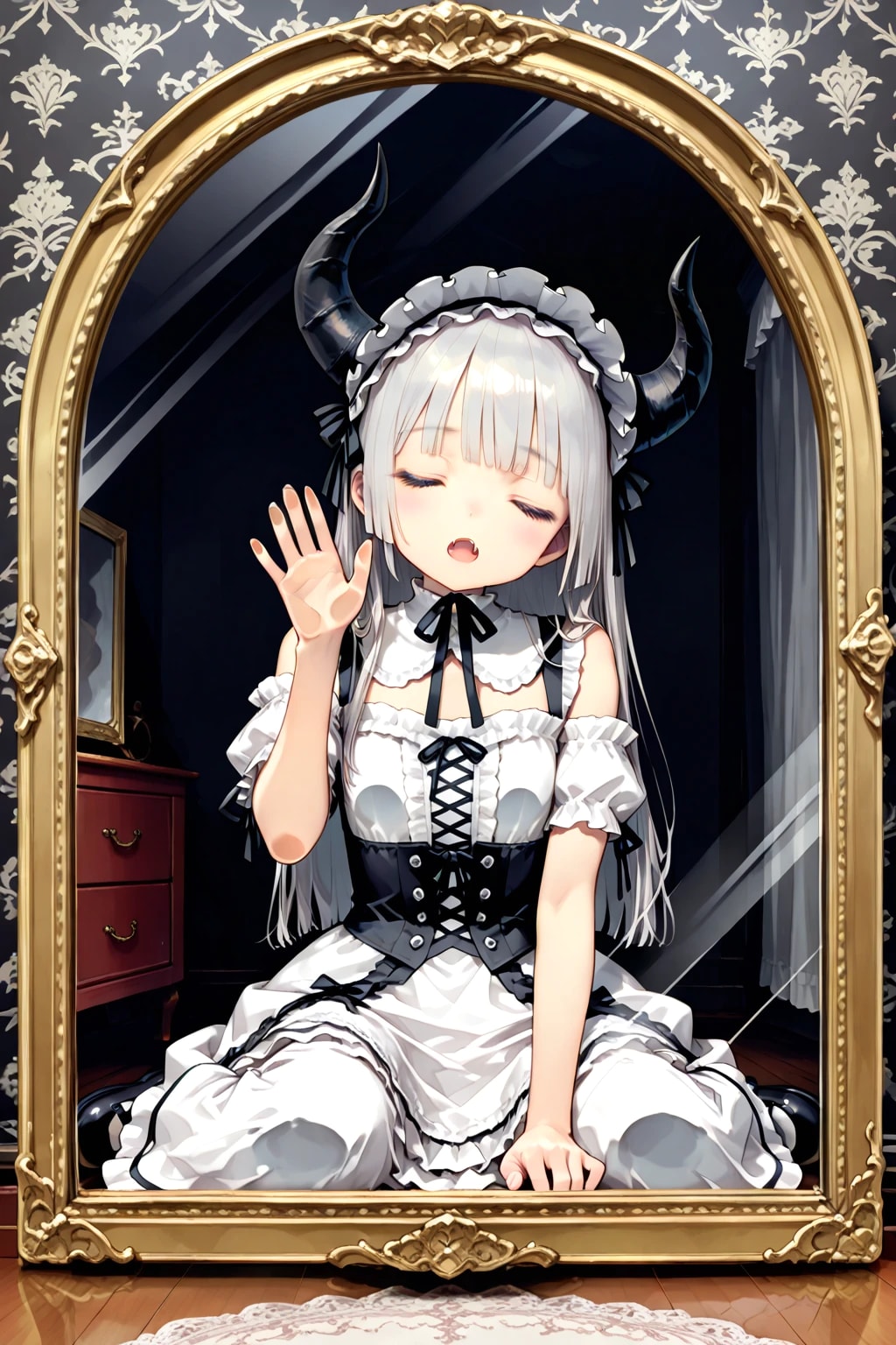 鏡の中にぶち込むのさ!!②