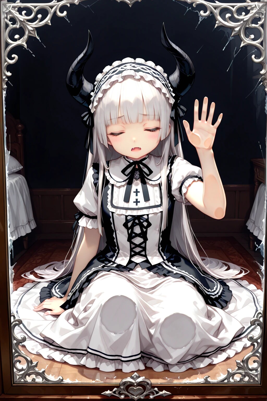 鏡の中にぶち込むのさ!!②