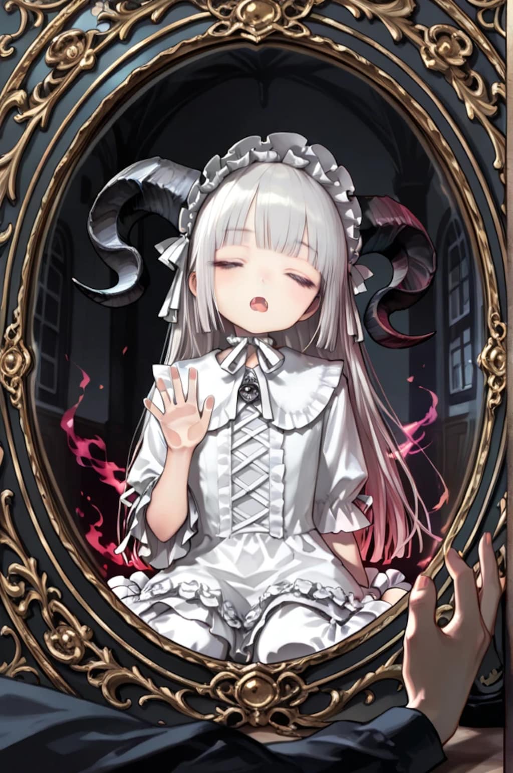 鏡の中にぶち込むのさ!!②