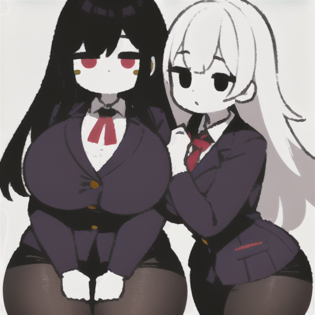 百合な二人